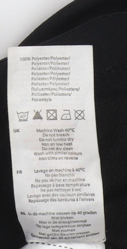 Campri Womens Black Size 10 Sports Baselayer Leggings