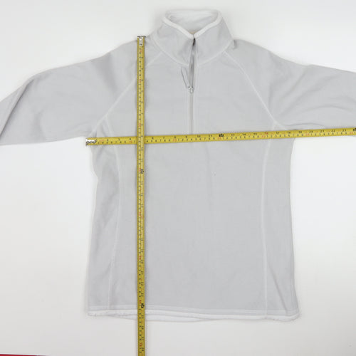 Mountain Warehouse Women Grey 1/2 Zip Fleece Pullover UK12