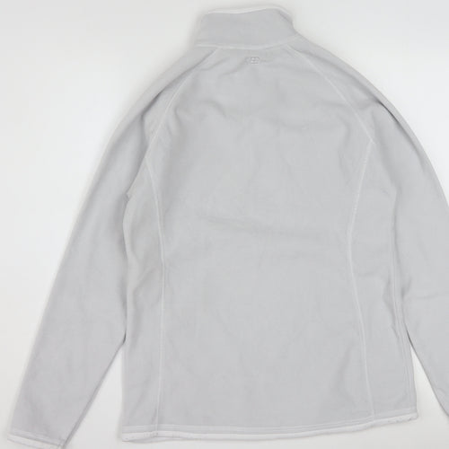 Mountain Warehouse Women Grey 1/2 Zip Fleece Pullover UK12