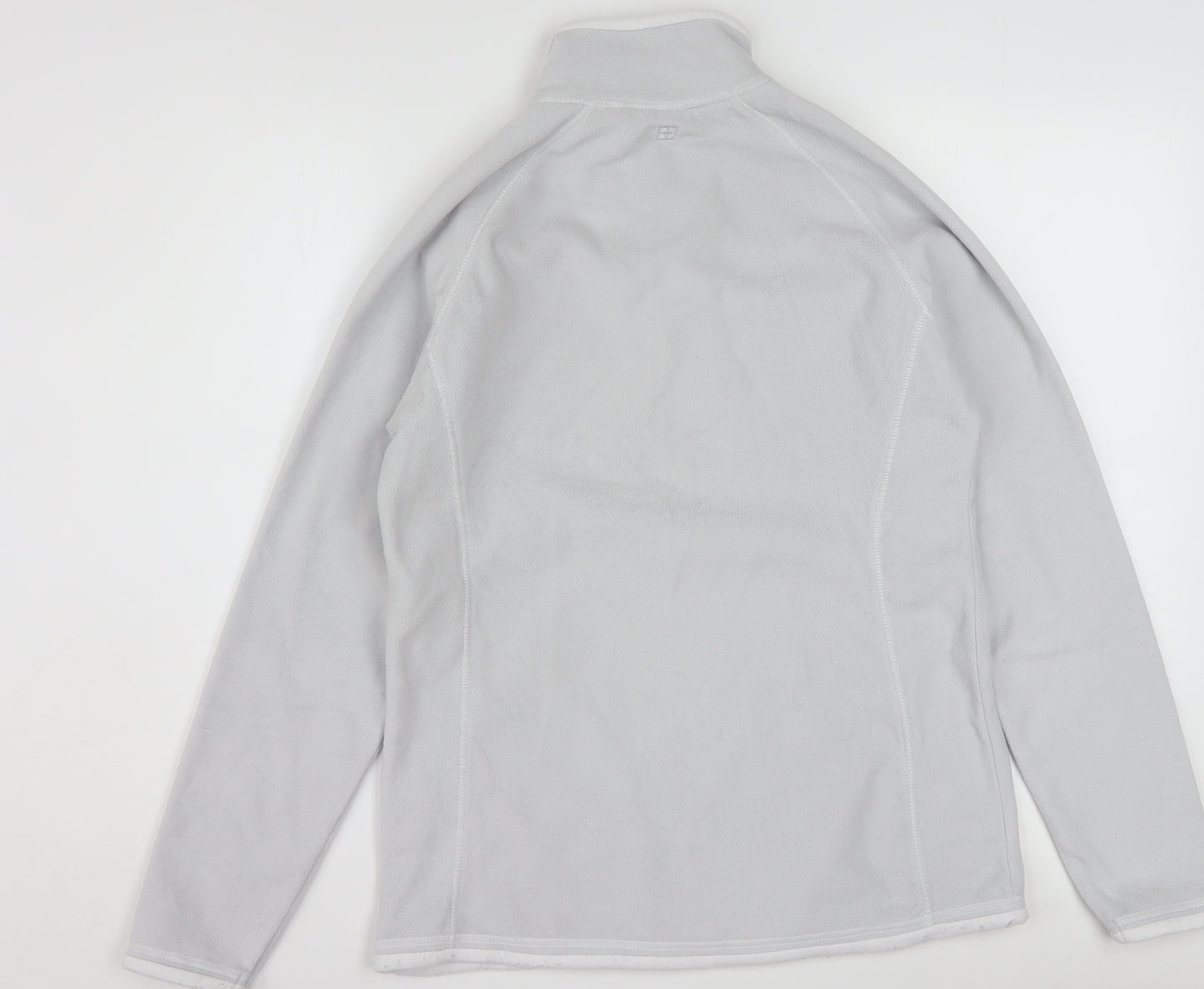 Mountain Warehouse Women Grey 1/2 Zip Fleece Pullover UK12