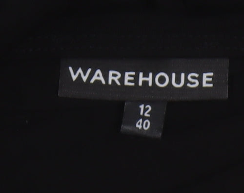 Warehouse Women’s Black Size 12 One Shoulder Bodycon Dress