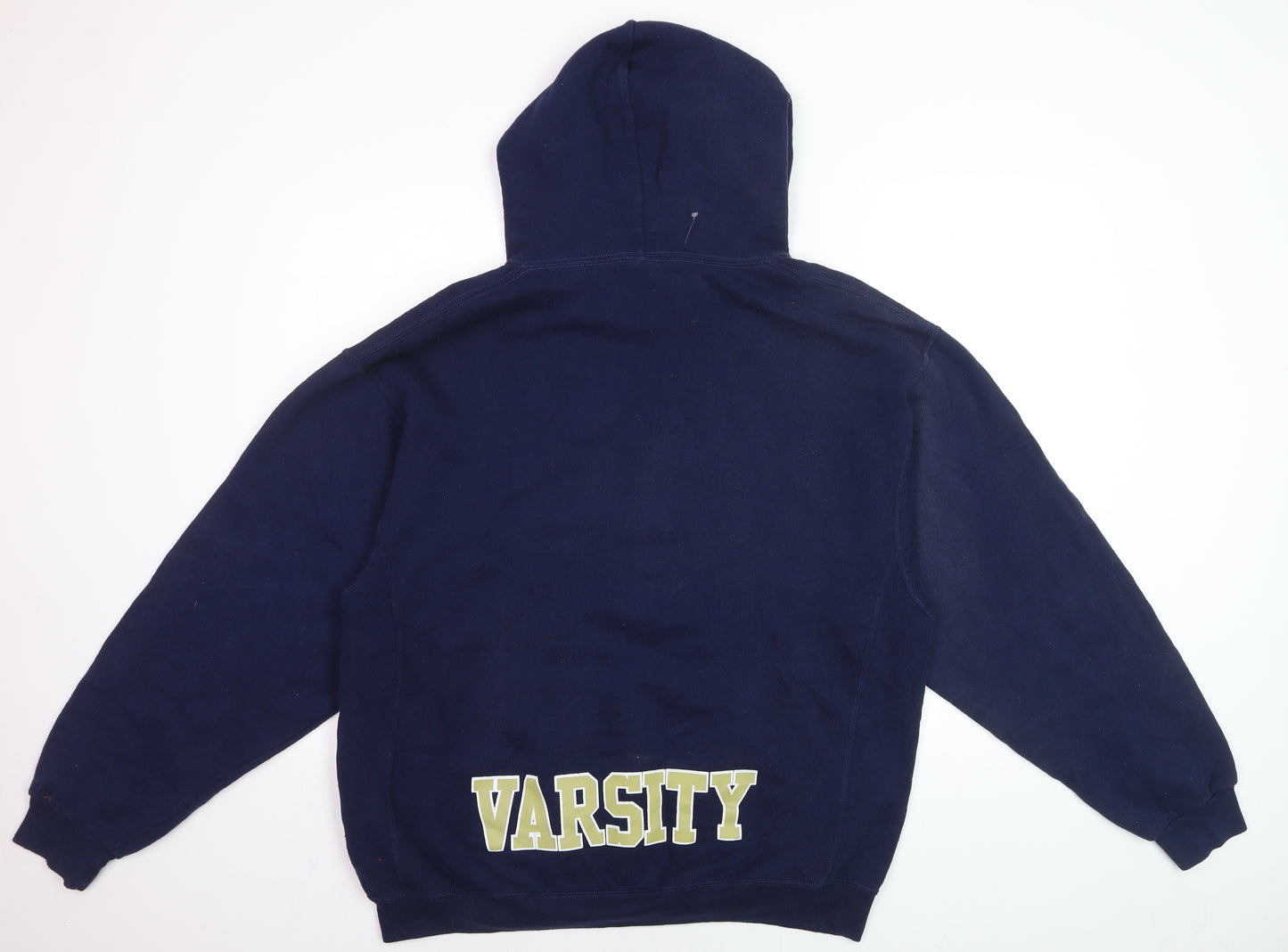 Russell Athletic Men's Blue Pullover Hoodie L Graphic Varsity Tennis