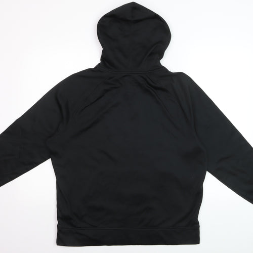 Champion Men’s Black Pullover Hoodie L Duo Dry Moisture Wicking