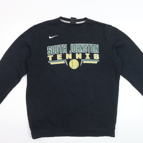 Nike Men's Black South Johnston Tennis Pullover Sweatshirt M