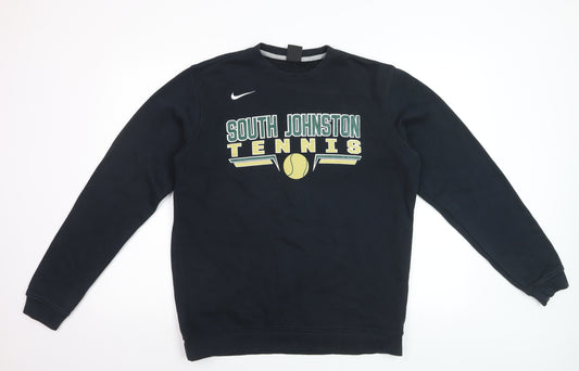 Nike Men's Black South Johnston Tennis Pullover Sweatshirt M