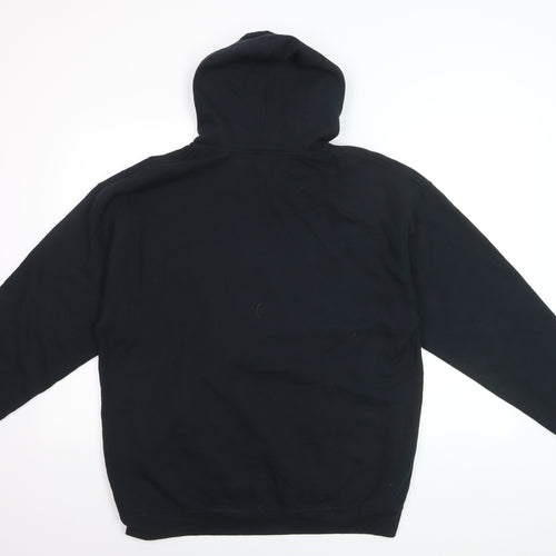 Fruit of the Loom Mens Black Pullover Hoodie L Wildcats Graphic