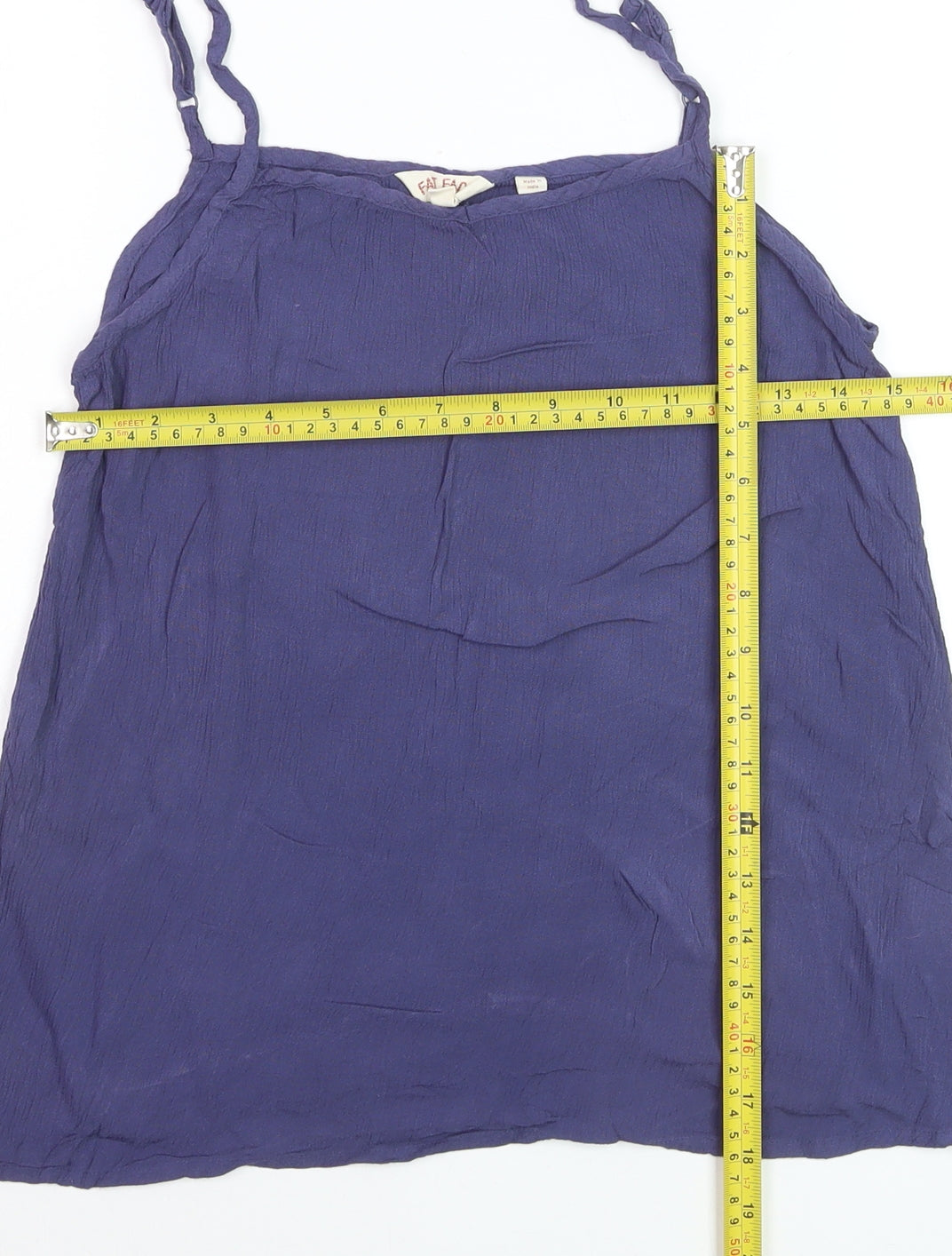 Fat Face Women's Purple Camisole Tank Top UK 14 Summer Casual