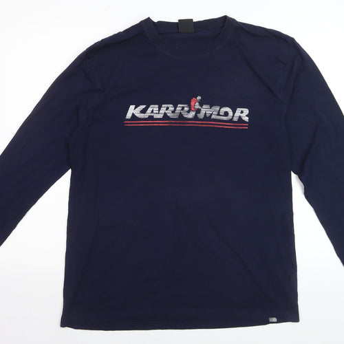 Karrimor Men's Blue XL Long Sleeve Crew Neck Casual Top
