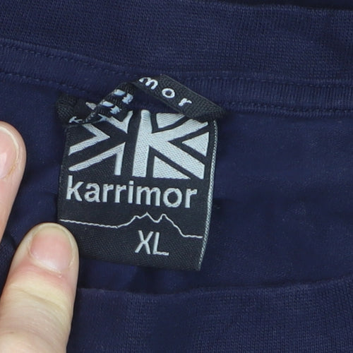 Karrimor Men's Blue XL Long Sleeve Crew Neck Casual Top