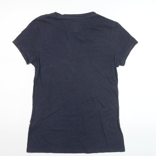 Jack Wills Women's Blue Cotton Blend T-Shirt Size 12