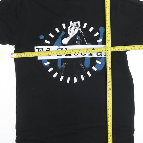 Ed Sheeran Women's Black Cotton Graphic T-Shirt Size S