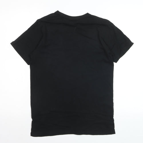 Ed Sheeran Women's Black Cotton Graphic T-Shirt Size S
