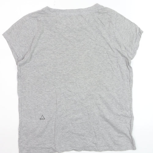 Eleven Paris Women’s Grey Floral Graphic T-Shirt Size S
