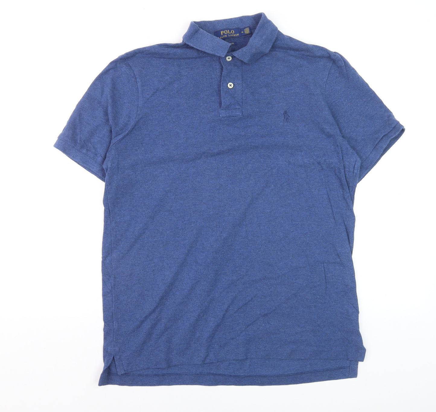 Ralph Lauren Men Blue Classic Fit Short Sleeve Polo Shirt M