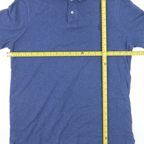 Ralph Lauren Men Blue Classic Fit Short Sleeve Polo Shirt M
