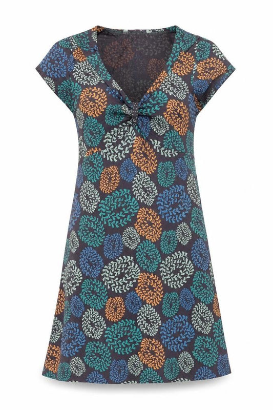Front view of White Stuff Women's Multicoloured Floral A-Line Dress, size 10