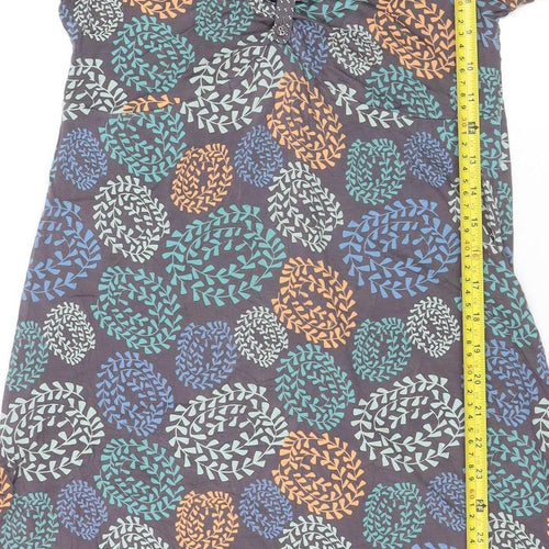 White Stuff Women's Multicoloured Floral A-Line Dress Size 10