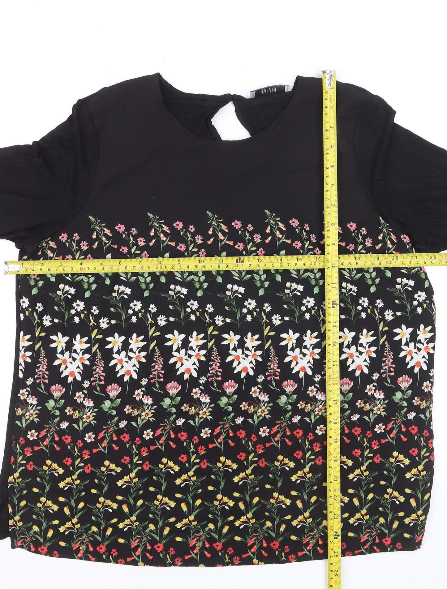 Marks and Spencer Womens Multicoloured Floral Blouse Size 16