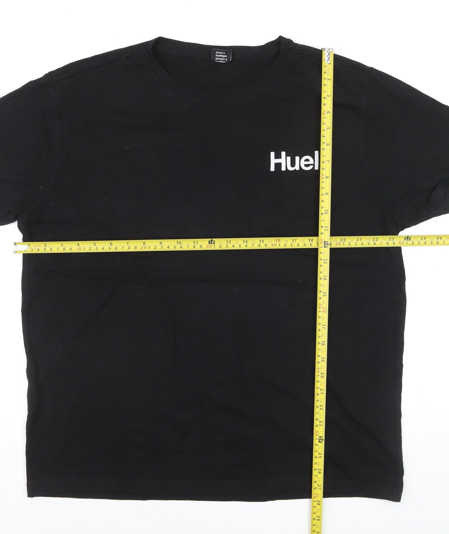 Huel Men's Black 2XL Short Sleeve Cotton Crew Neck T-Shirt