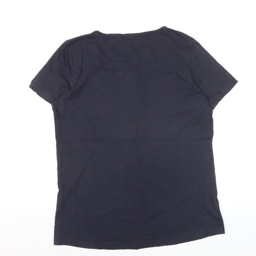 Mountain Warehouse Women’s Blue Cotton Crew Neck T-Shirt Size 14