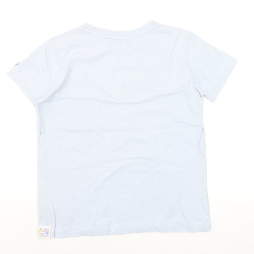FatFace Girls Blue Graphic 'Salty Sea Days' T-Shirt 11-12 Years