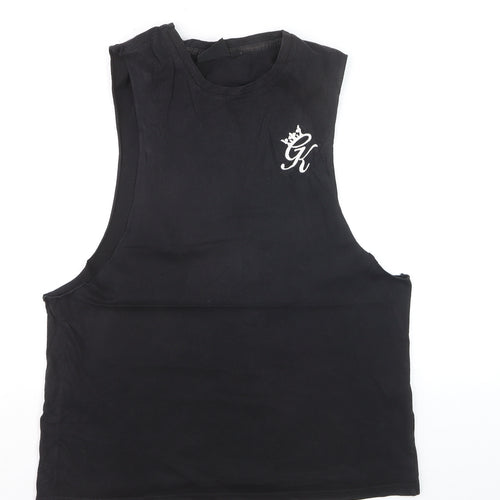 Gym King Men's Black Tank Top Medium Athletic Fit Activewear