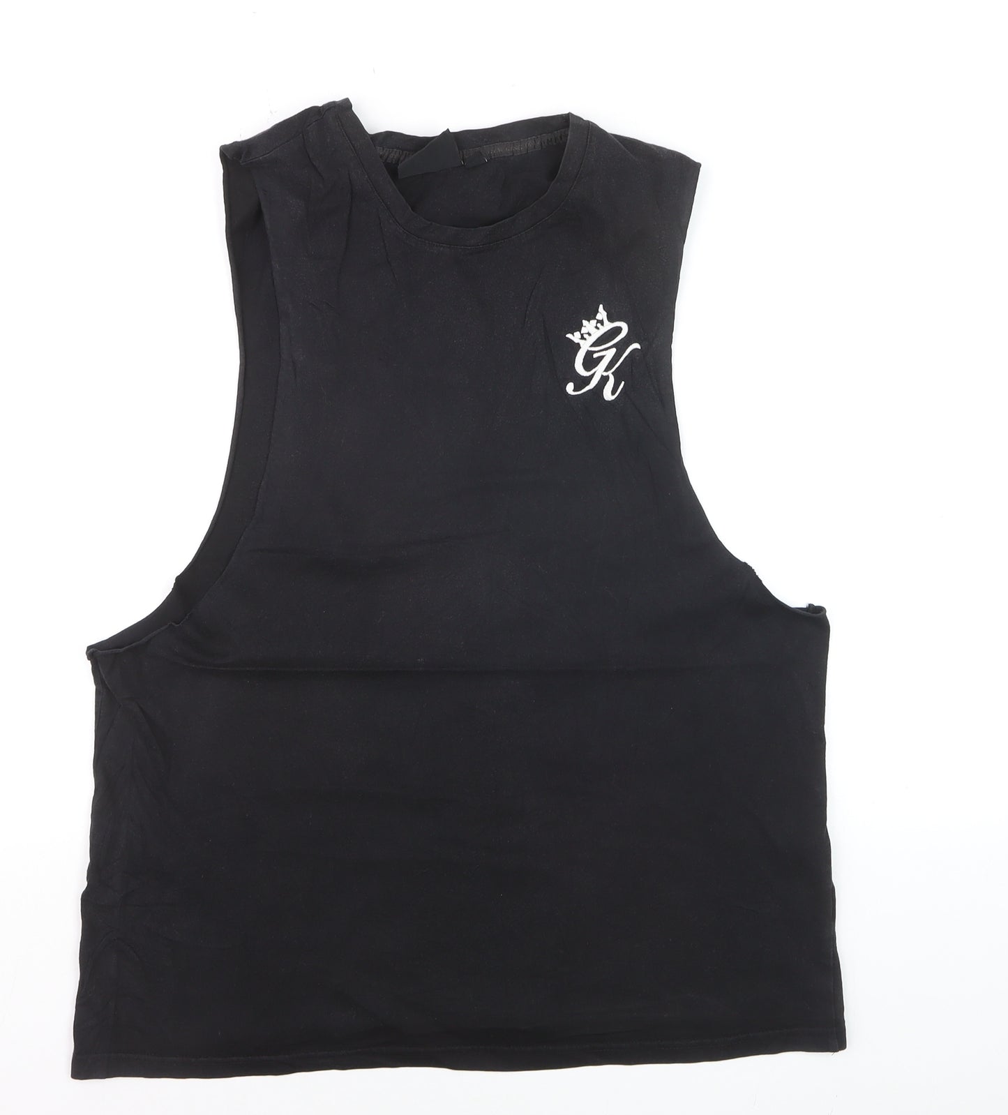 Gym King Men's Black Tank Top Medium Athletic Fit Activewear