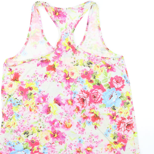 Superdry Women's Multicoloured Floral Racerback Tank Top Size S
