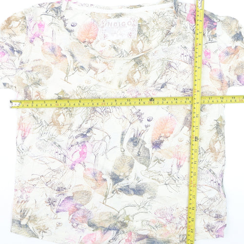 Marks and Spencer Women’s Multicoloured Floral Cotton Blouse Size 10