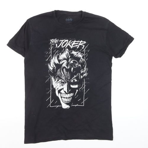 Batman Joker Black Cotton Graphic Men's Small T-Shirt