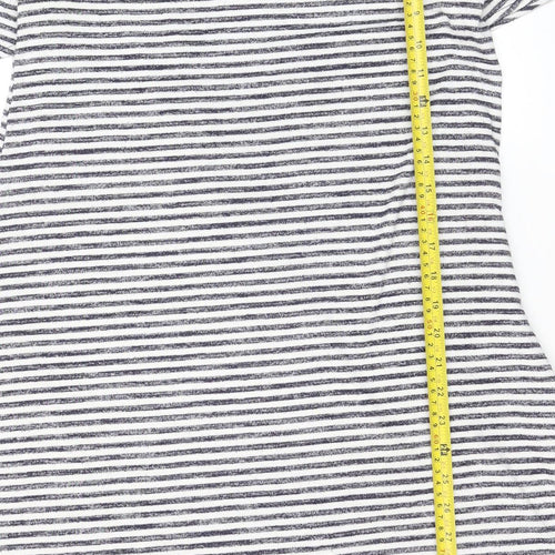 GAP Women’s Blue White Striped T-Shirt Dress Size S Knit Casual