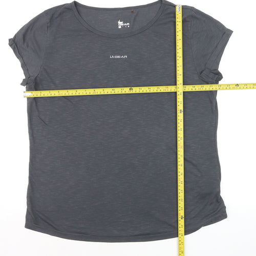LA Gear Womens Grey Size 18 Lightweight Short Sleeve T-Shirt