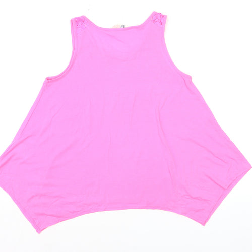 H&M Teens Pink Sleeveless Tank Top Size 12 Relaxed Fit