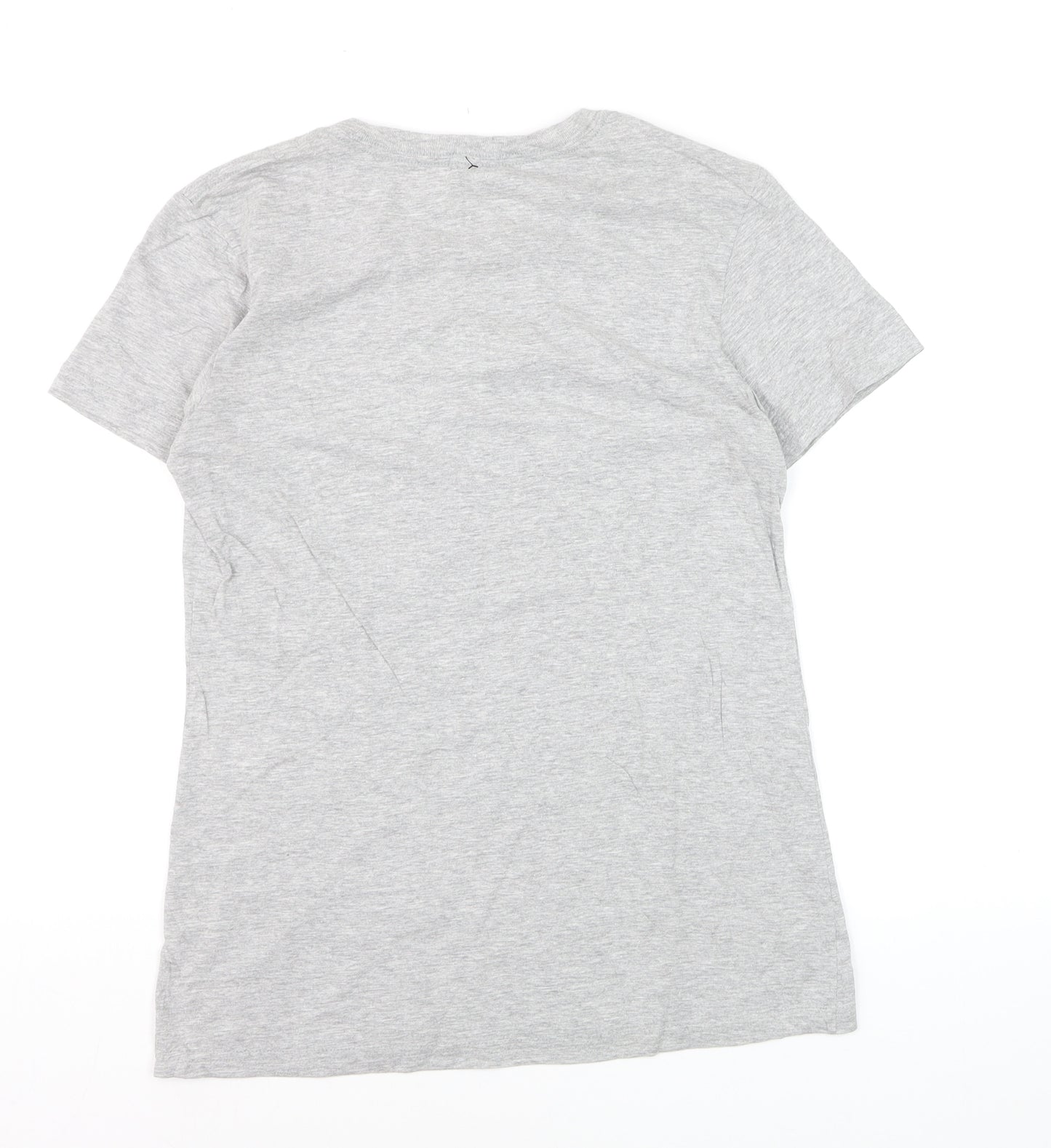 Adidas Womens Grey Amplifier Tee Short Sleeve T-Shirt Size S