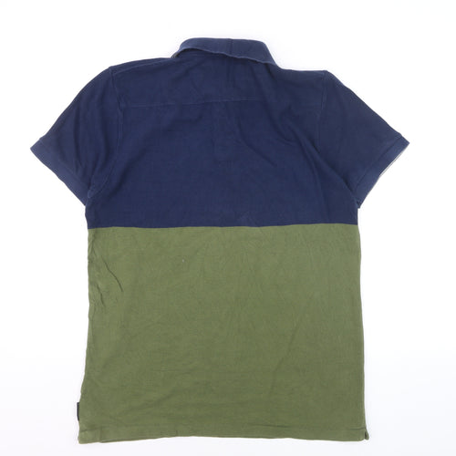 French Connection Men's Multicoloured Cotton Polo Shirt Size L