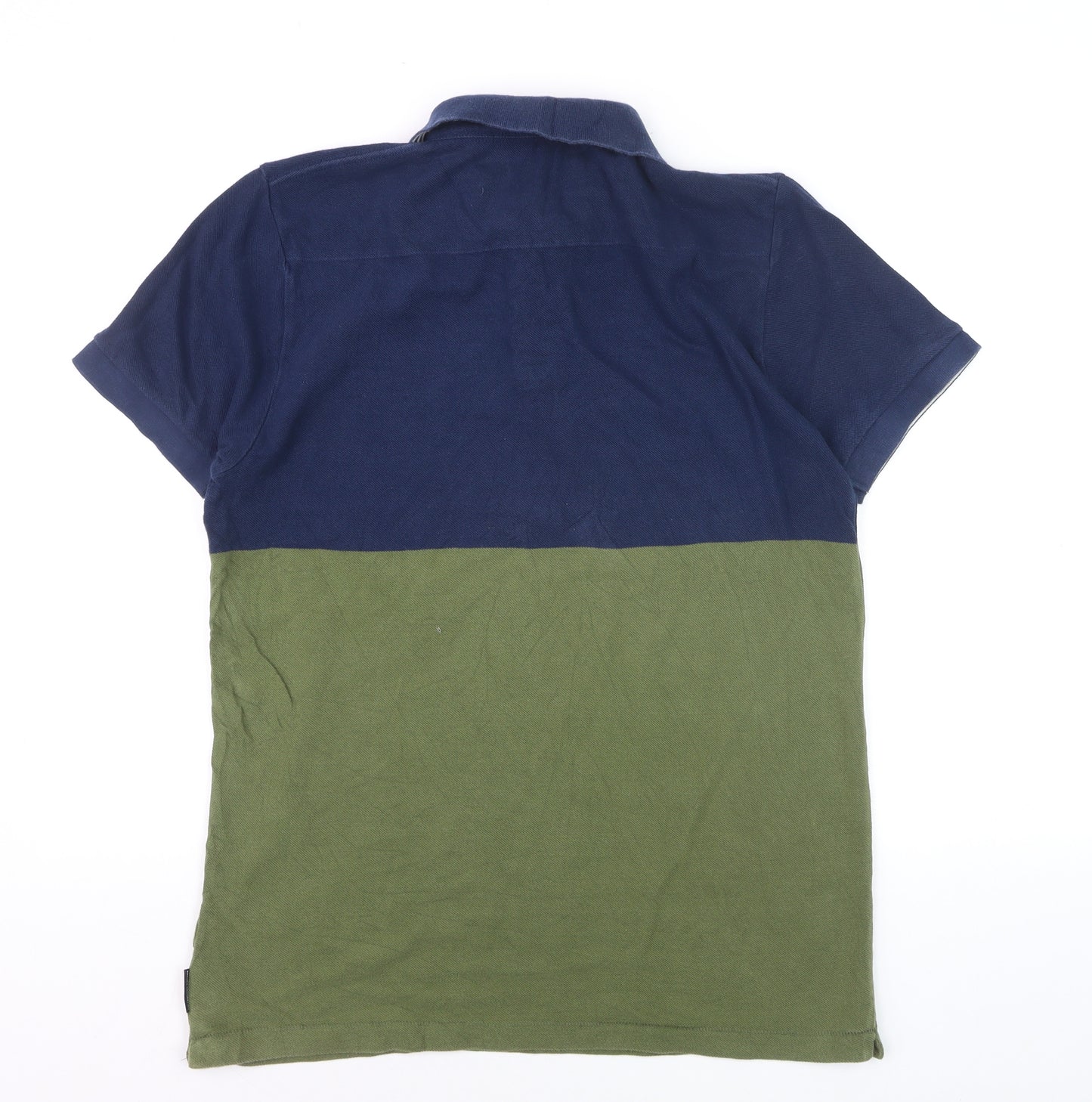 French Connection Men's Multicoloured Cotton Polo Shirt Size L