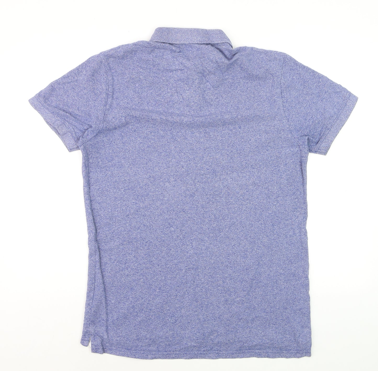 Jack Wills Men's Blue Cotton Short Sleeve Polo Shirt M