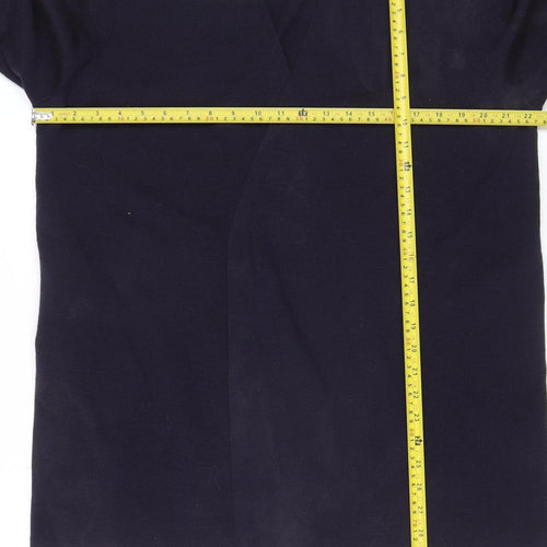 Marks and Spencer Jaeger Women's Blue Merino Wool Cardigan M
