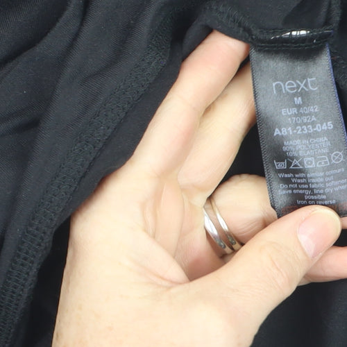 Next Active Women’s Black 1/2 Zip Pullover Sweatshirt Size 14 Polyester Blend