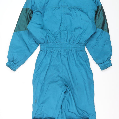 Head Skiwear Women’s Blue Size 8 Ski Jumpsuit Belted Winter Outfit