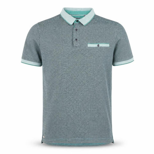 Kensington Eastside Men's Blue Short Sleeve Cotton Polo Small