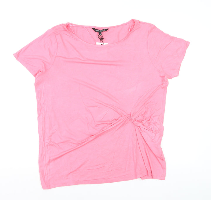 Debenhams Women’s Pink Basic Short Sleeve Jersey T-Shirt Size 18