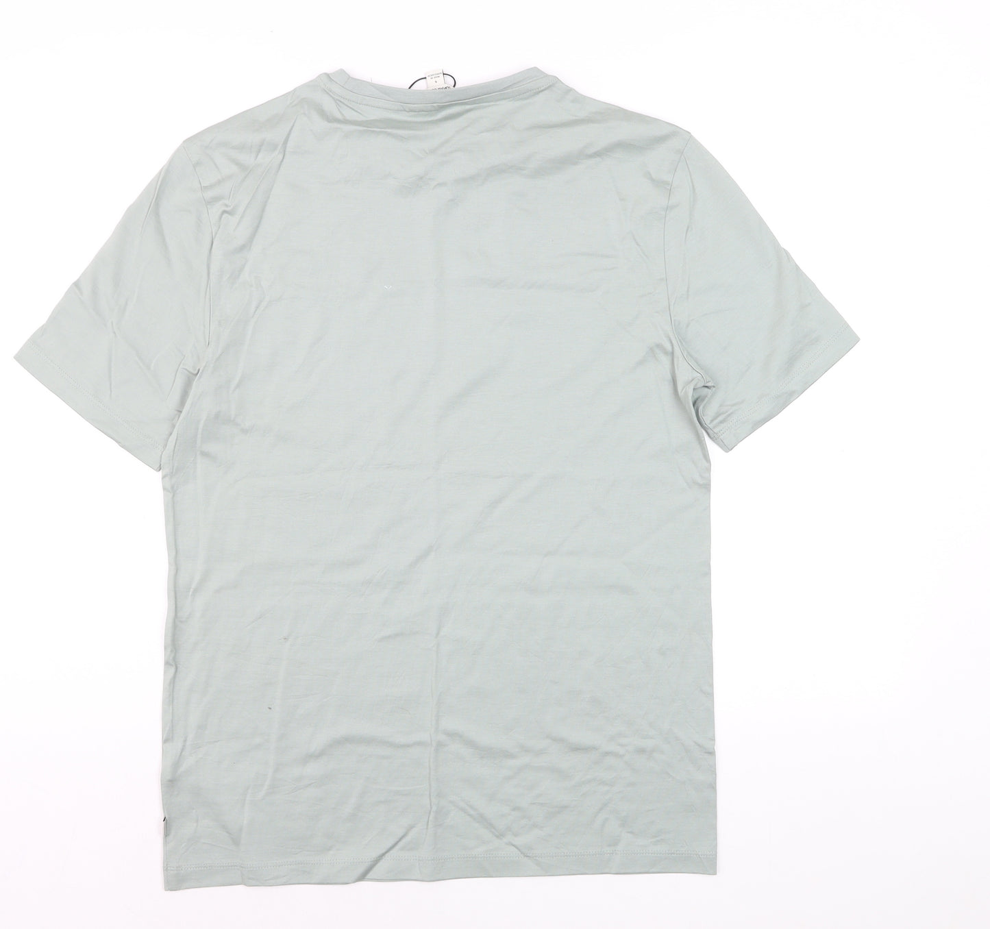 Marks and Spencer Autograph Women's Green Supima Cotton T-Shirt Size S