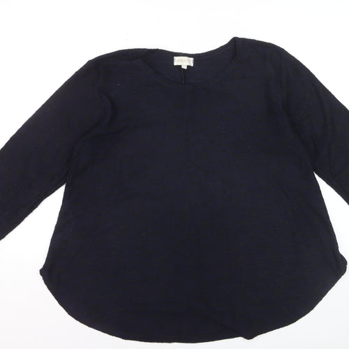 Apricot Women's Black Knit 3/4 Sleeve Basic Blouse S