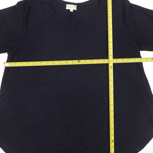 Apricot Women's Black Knit 3/4 Sleeve Basic Blouse S
