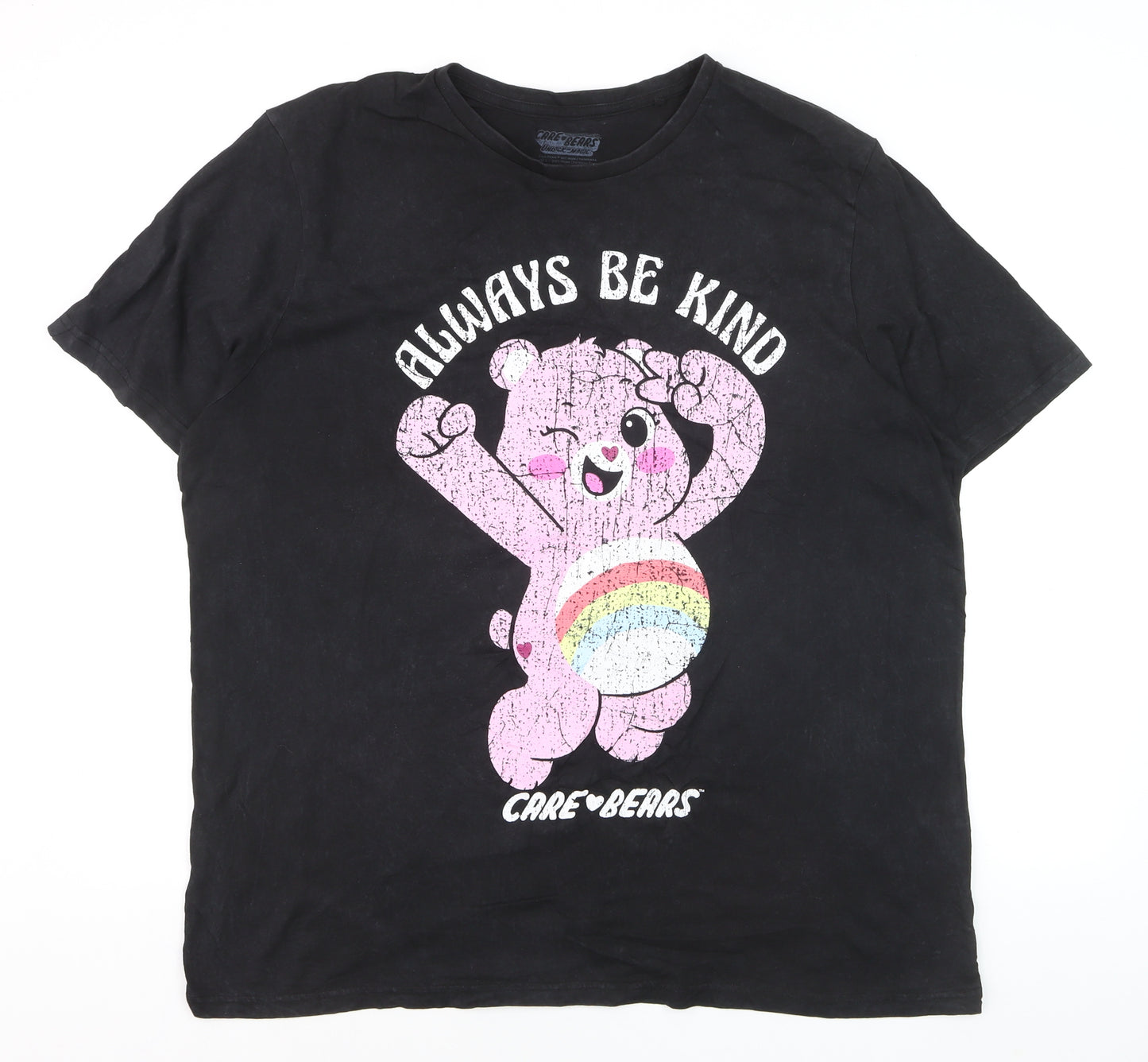 Bioworld Women’s Black Care Bears 2XL Graphic Cotton T-Shirt