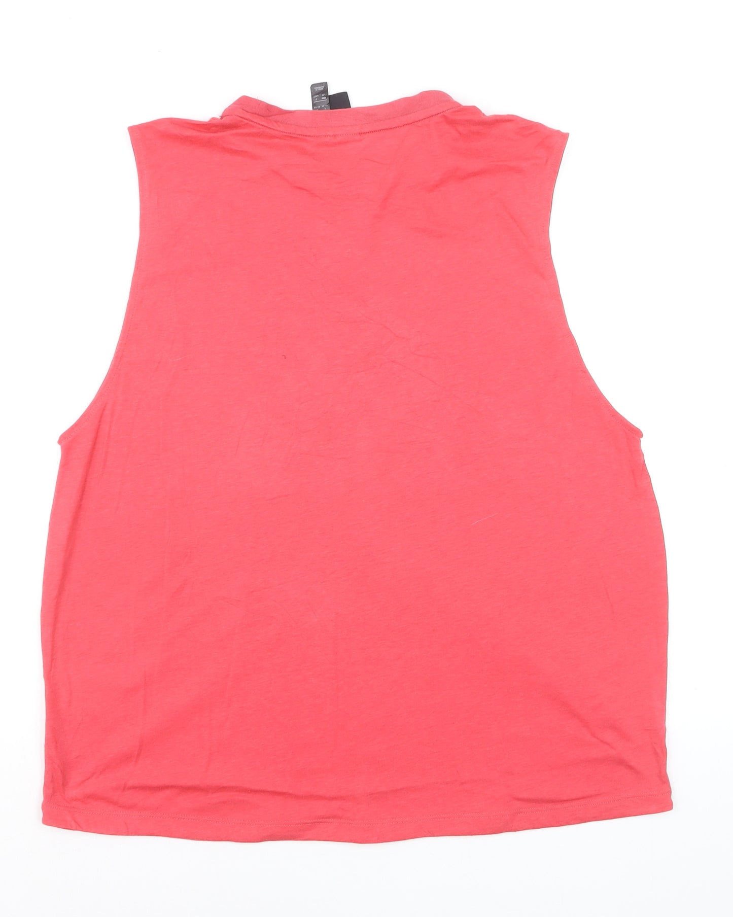 Adidas Men's Red Sleeveless Tank Top L Breathable Gym Activewear