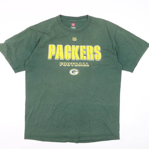 VF Imagewear Men’s Green Packers NFL Graphic Cotton T-Shirt Size L
