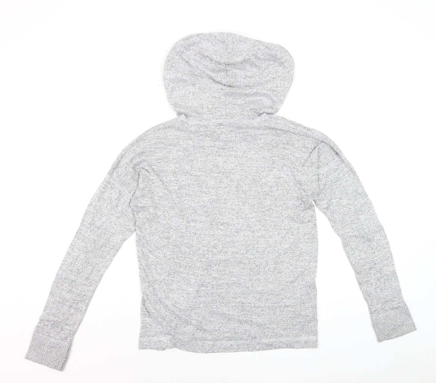 Abercrombie & Fitch Women's Grey Small Pullover Hoodie Soft Knit