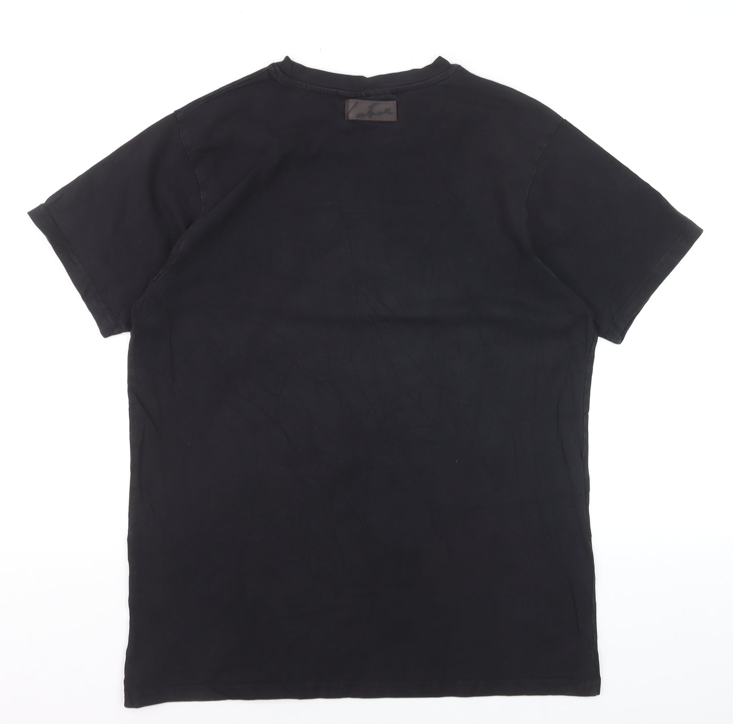 Couture Men's Black Logo Graphic T-Shirt Size L